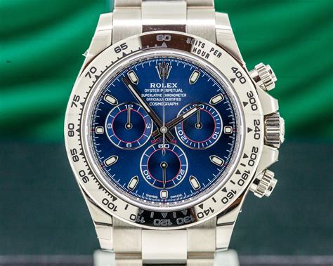 rolex daytona ocean blue|Rolex daytona watch blue face.